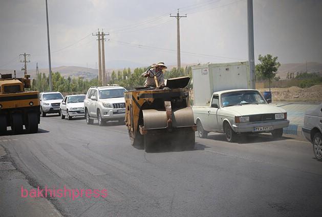 اتمام بهسازی بلوار شیخ شهاب الدین اهری با ۵۰۳۰ تن آسفالت