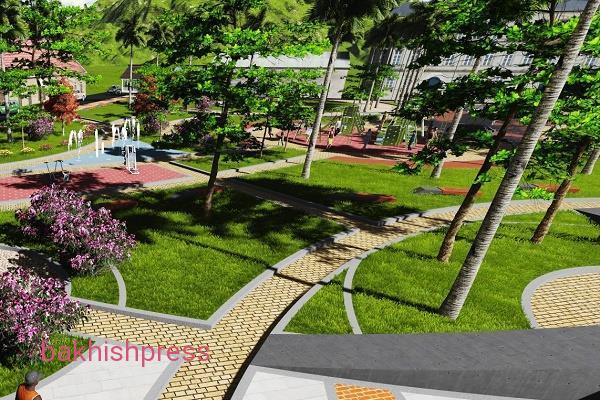 احداث بوستان 3000 متری در بلوک خاقانی