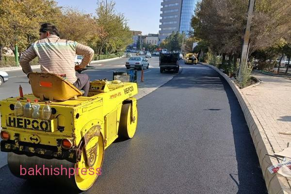 توزیع 147 تن آسفالت طی هفته گذشته در محدوده مرکزی تبریز
